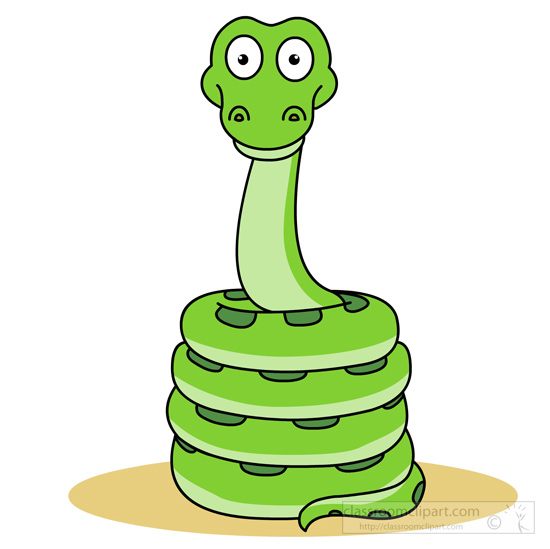 green anaconda coiled. Size: 59 Kb From: Snake Clipart
