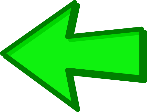Green Arrow Green Left Clip A - Left Arrow Clip Art