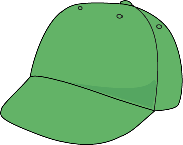 Green Baseball Hat - Baseball Cap Clip Art