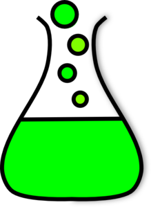 Green Beaker Clipart