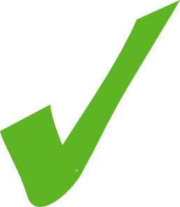 Green Check Mark Clip Art - Clipart Checkmark