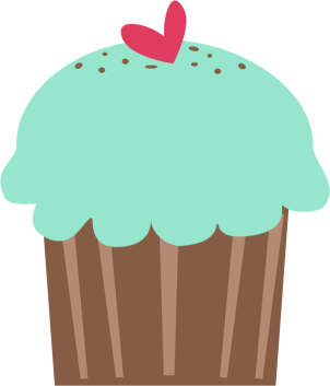 Green Cupcake - Clipart Cupcakes