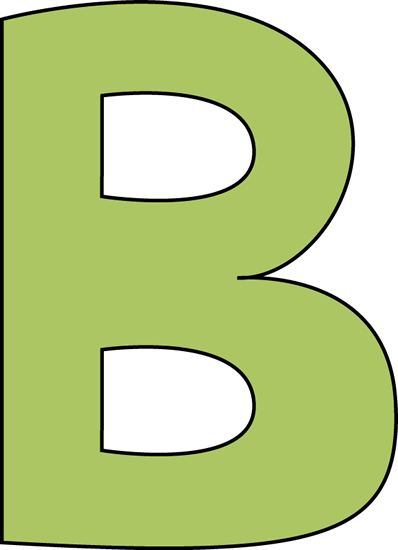 Green Letter B
