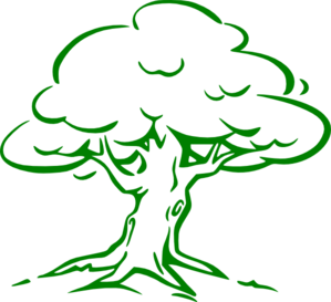 Green Oak Tree Clip Art At Cl - Oak Tree Clipart