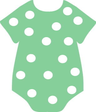 Green Polka Dot Onesie