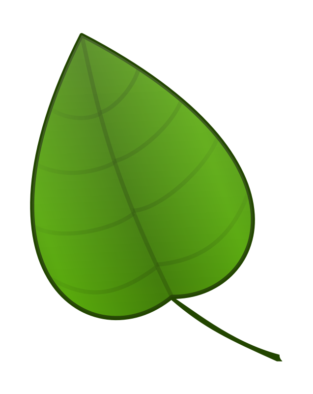Green Pumpkin Leaf Clipart Cl - Leave Clipart