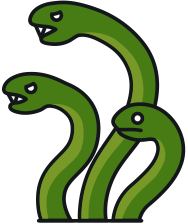 Green Snakes Clip Art .
