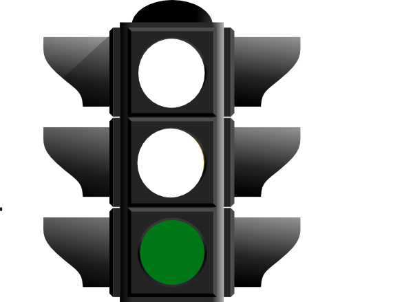 Green Stop Light Clipart ... Download this image as: