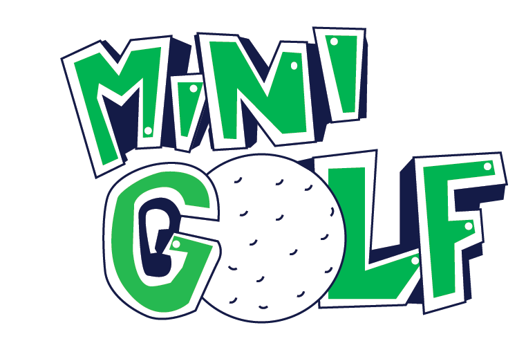 Green Text Mini Golf Clipart