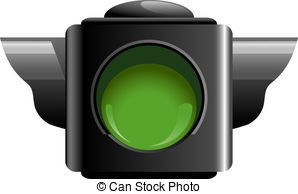 Green Traffic Light - Green Light Clipart