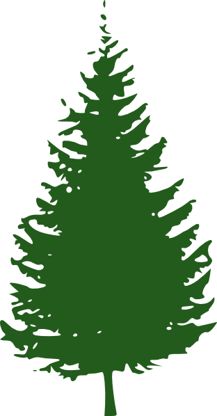 Green Tree clip art - vector .