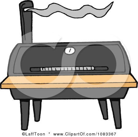 bbq grill clipart black and w