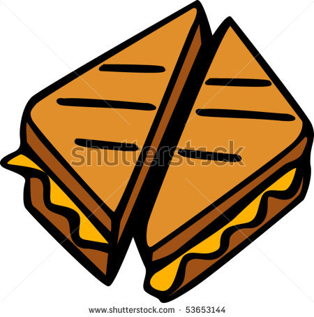 Grilled Cheese Clip Art At Cl