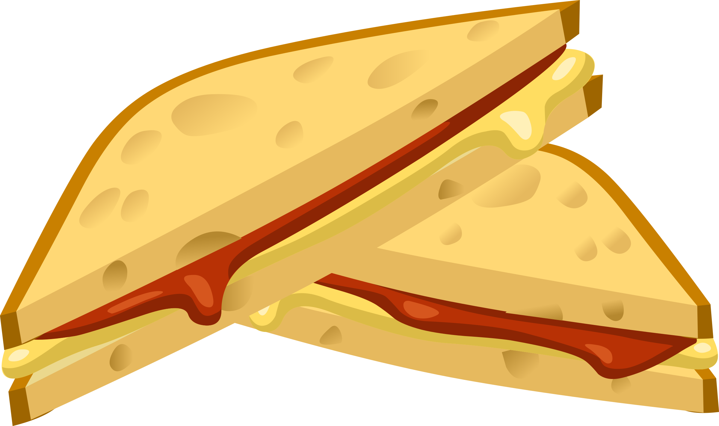 Grilled Cheese clipart cartoo