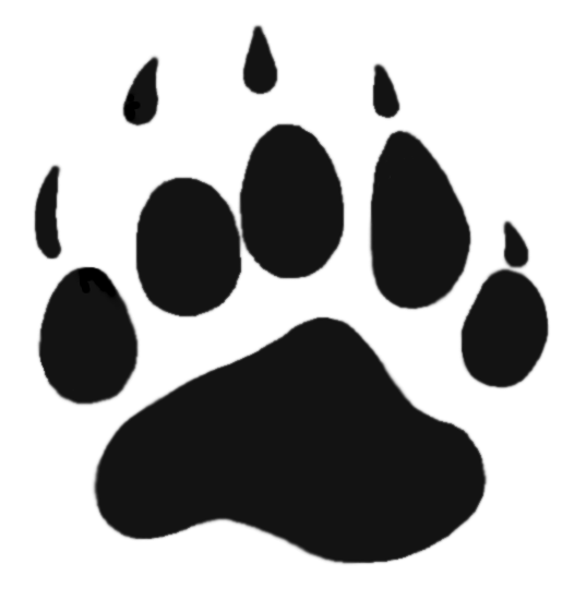 grizzly bear clipart - Bear Paw Clipart