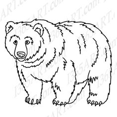 Grizzly Bear Clipart .