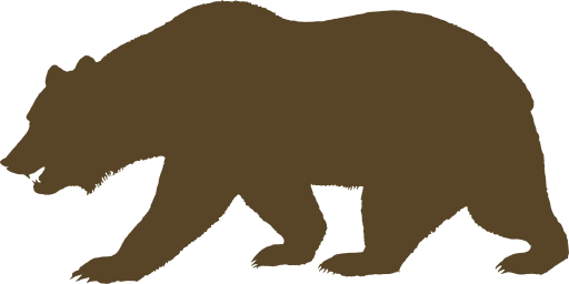 Grizzly Bear Clipart - Image  - Bear Silhouette Clip Art