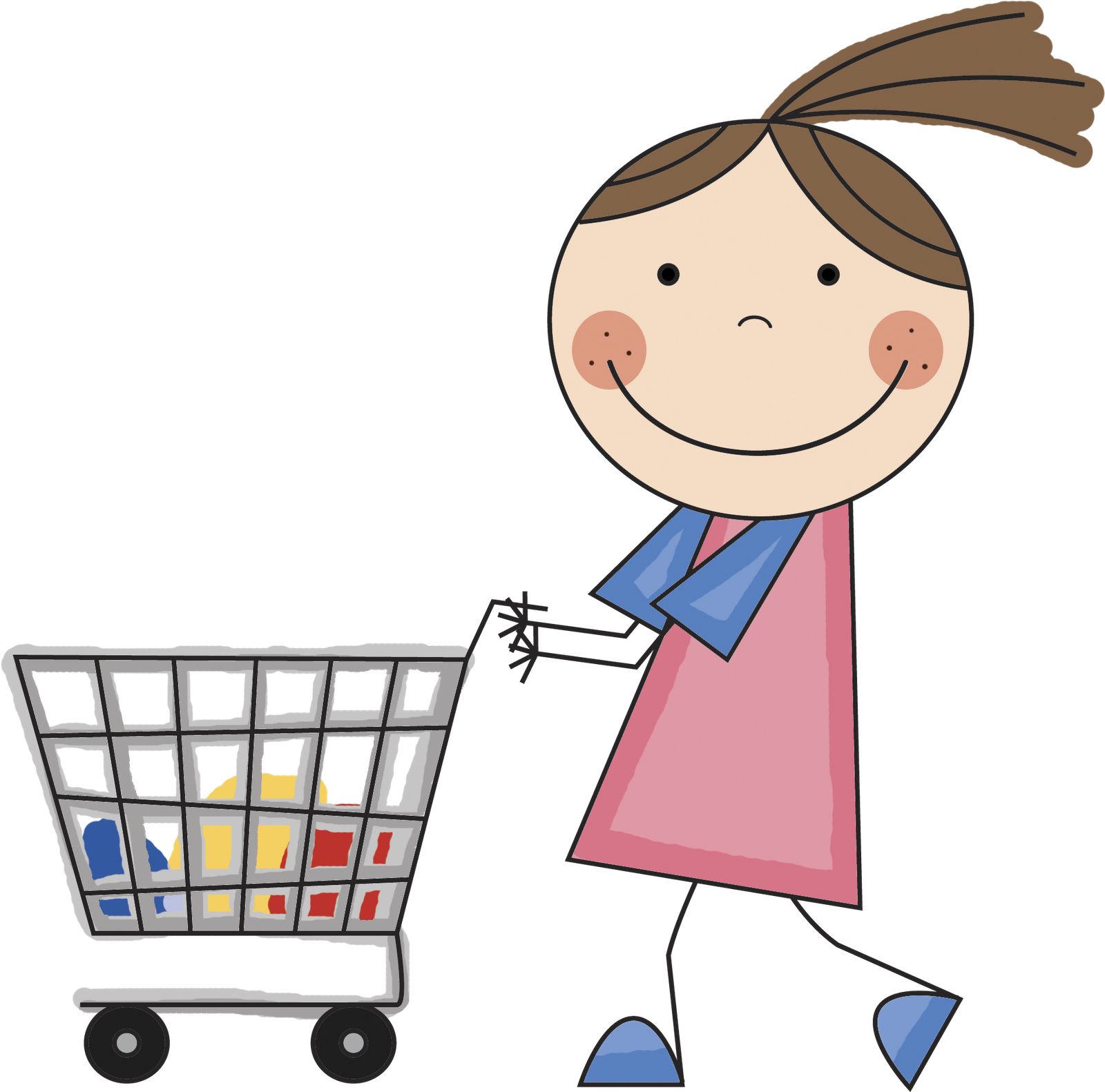 Grocery Shopper Clipart Best - Grocery Shopping Clipart