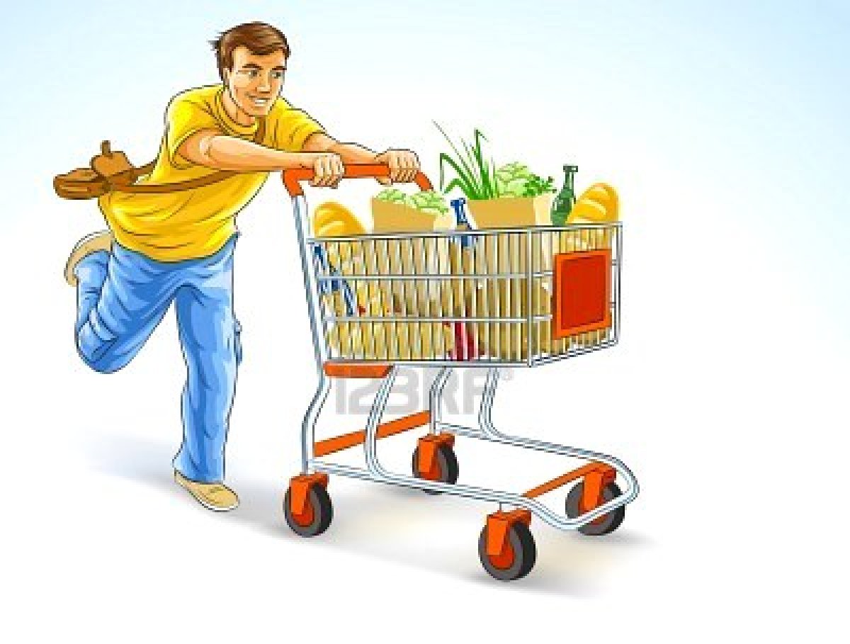 File:Shopping cart with food 