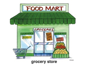 Grocery store clipart free - 