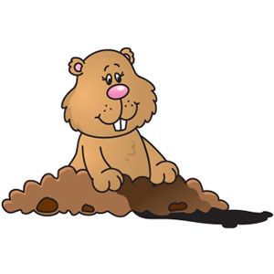 Free Groundhog Clipart