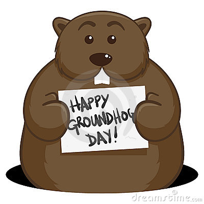 Groundhogs day clipart - .