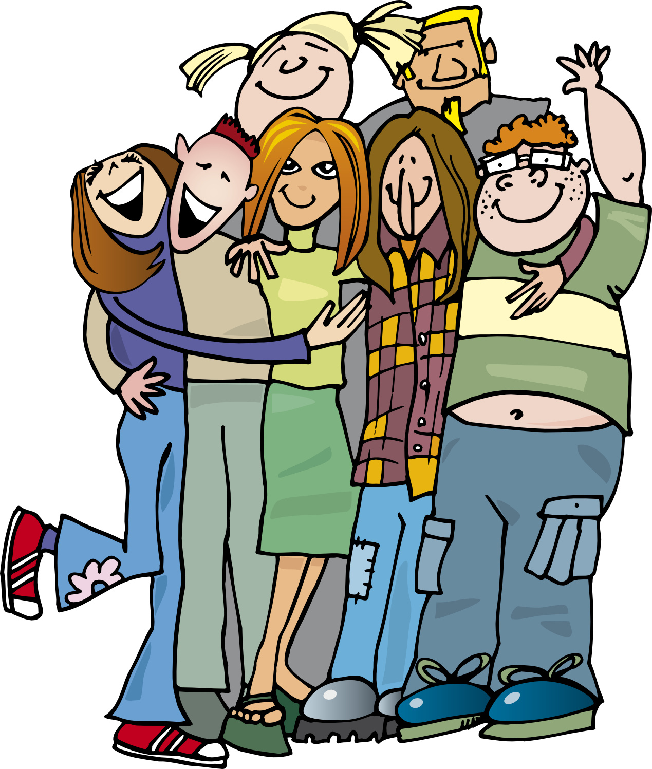 Group Of Friends Hanging Out Clipart Group Of Friends Jpg