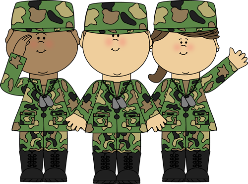 Group Of Soldiers Clip Art Im - Clip Art Soldier