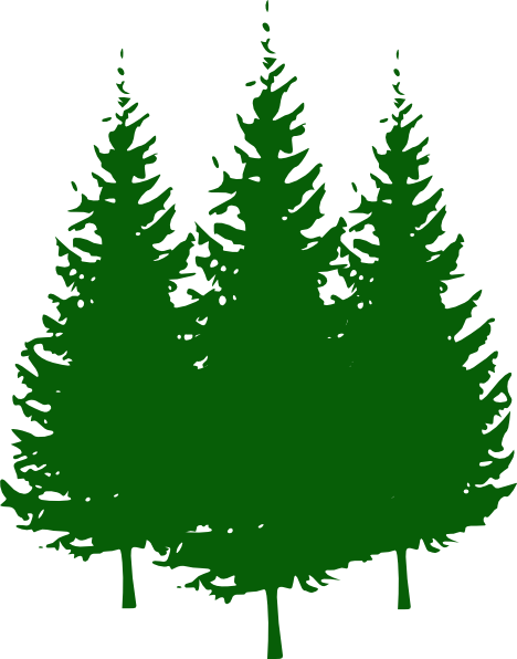 grouping clipart - Clipart Pine Tree