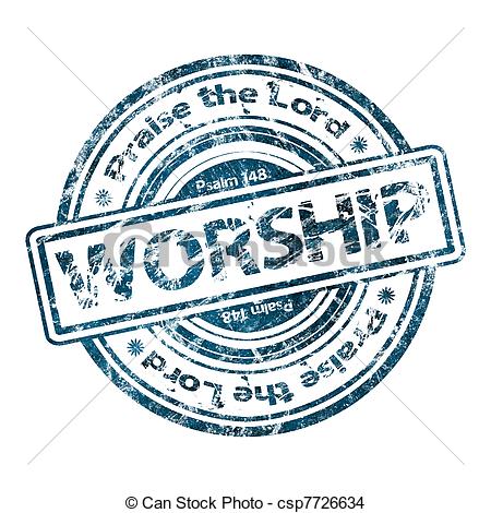 ... Grunge Rubber Stamp u0026quot;Worshipu0026quot; - High Res Abstract Background.