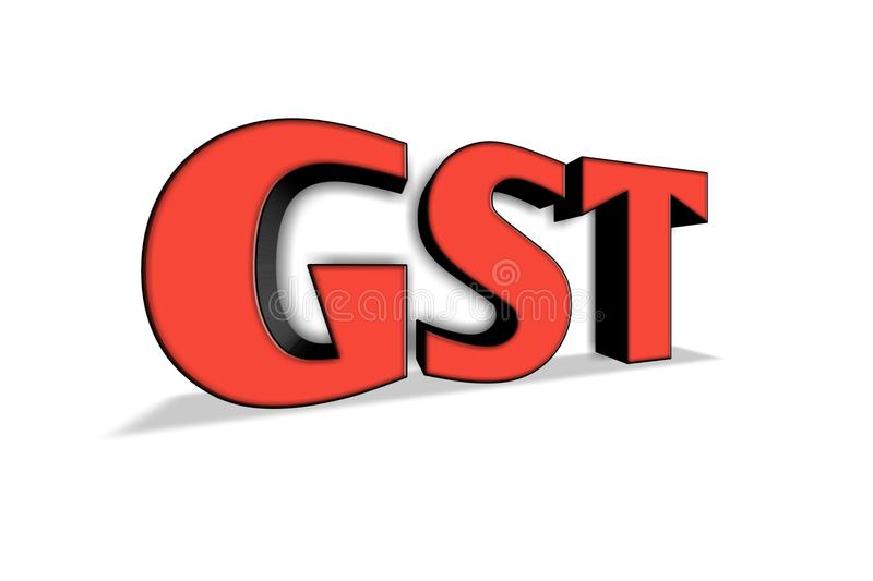 Download GST Word In 3d Illus - Gst Clipart