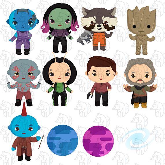 20% OFF Guardians of The Galaxy Clipart marvel GOTG