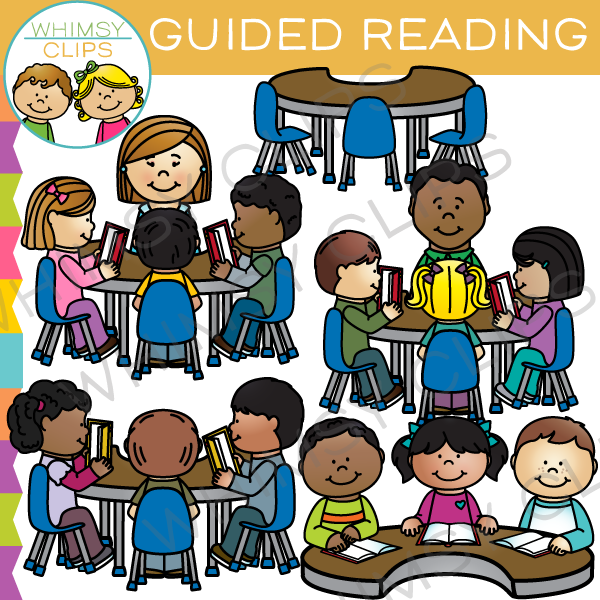 Guided Reading Clip Art I Jus