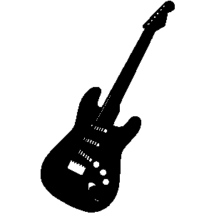 Guitar black and white electric guitar clipart black and white free 4