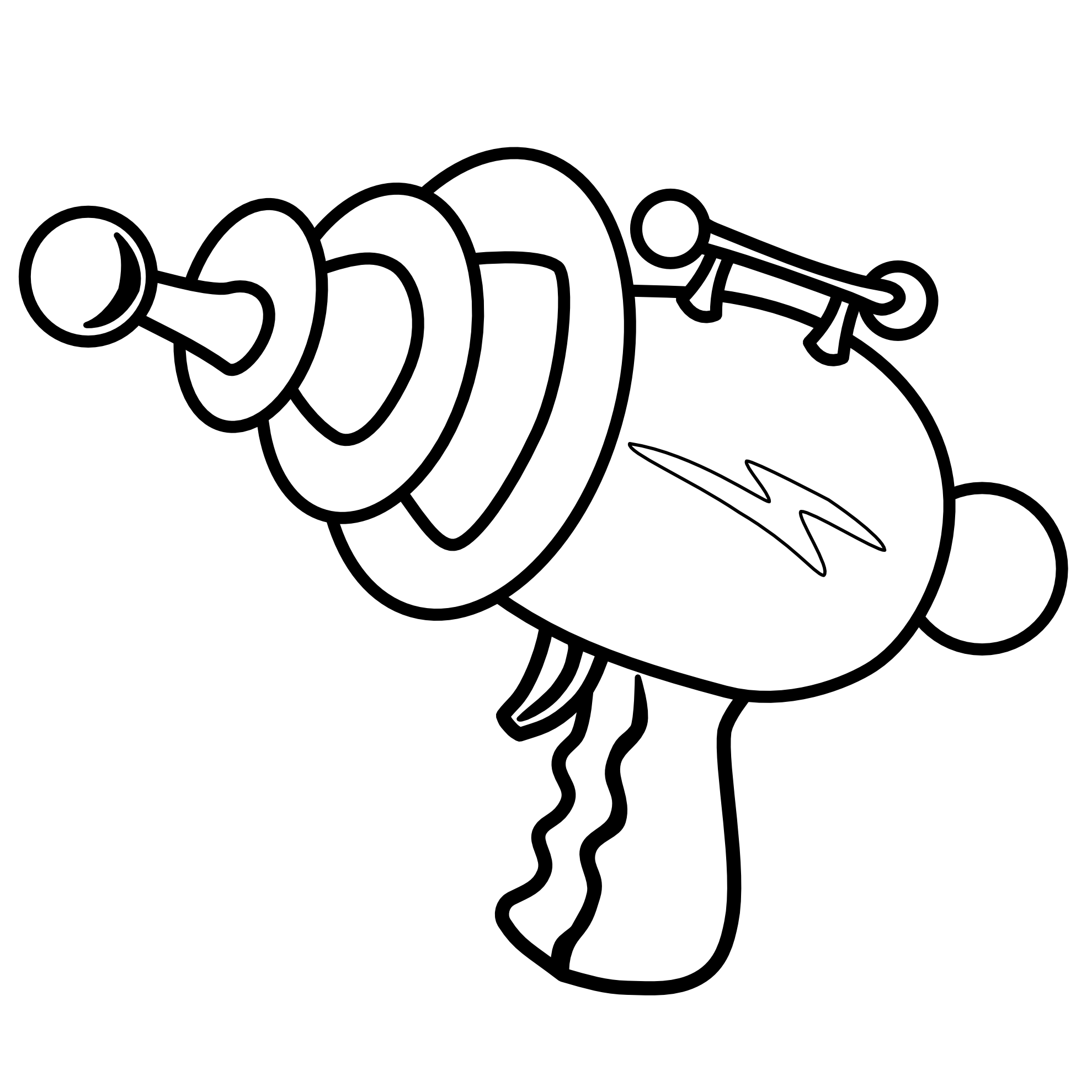Guns clipart black and white  - Laser Tag Clipart