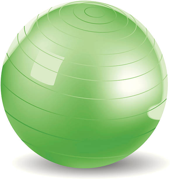 Exercise Ball Vector vector art illustration