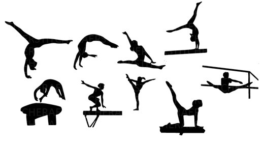 Gymnast Clip Art - Clip Art Gymnastics