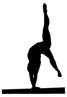 gymnastics clipart - Gymnast Silhouette Clip Art