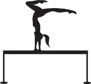 Gymnastics gymnast clip art a