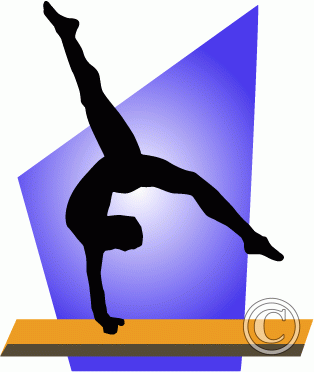 Gymnastics clip art 2 clipart