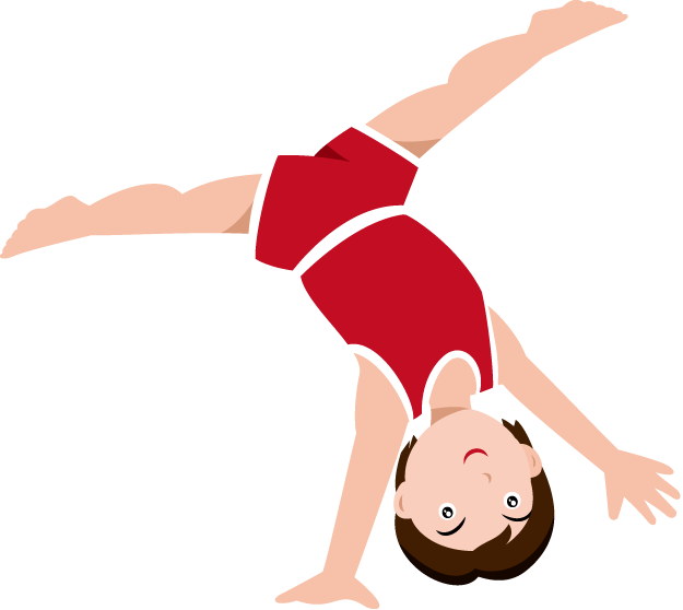 Gymnastics Clip Art - Tumbling Clip Art