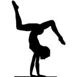Gymnastics Silhouette Clip Ar - Clip Art Gymnastics
