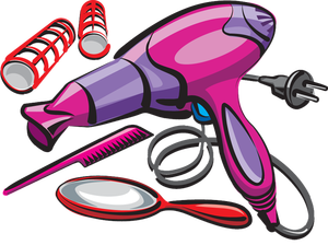 Hair Styling Tools Clipart