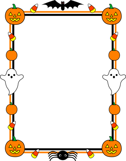 halloween border clipart - Halloween Borders Clip Art