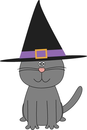 Halloween Cat clip art image. - Halloween Cat Clipart