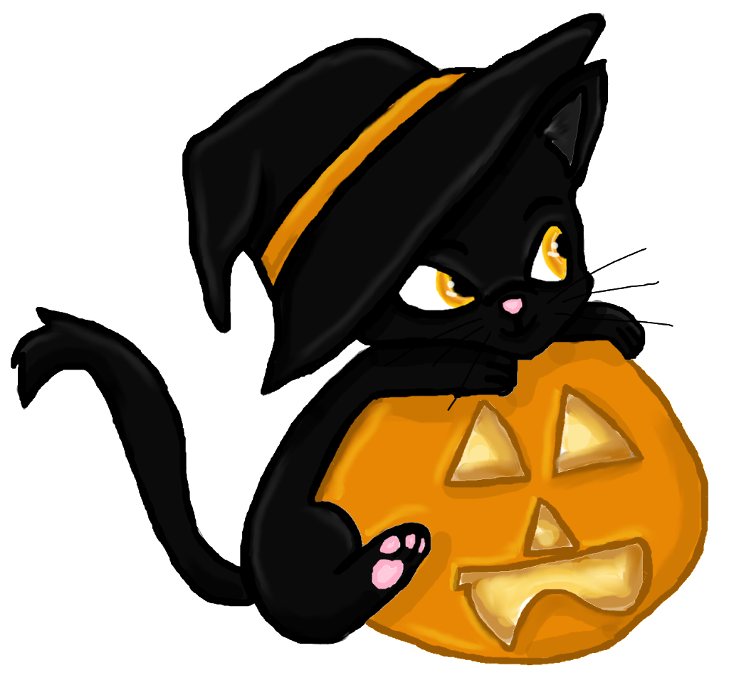 Halloween Cat Halloween Cat . - Halloween Cat Clipart