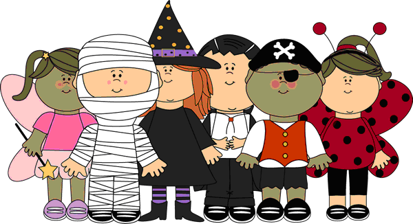 Halloween Characters Clipart #1