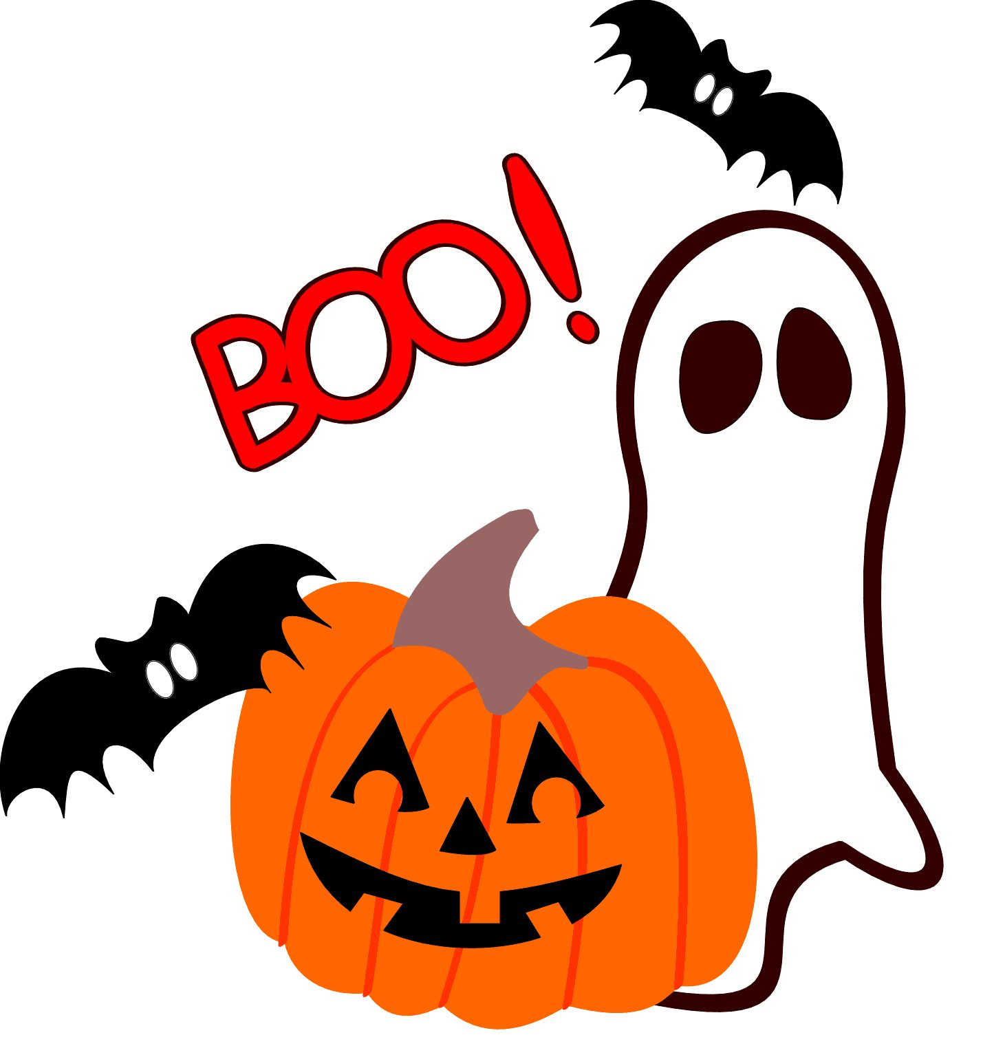 Boo Cute Halloween Clipart #1 - Halloween Clipart