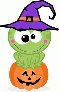 Halloween Frog SVG scrapbook  - Halloween Clipart