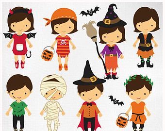 Kids In Halloween Costumes